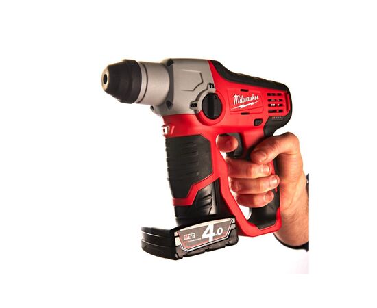 Перфоратор Milwaukee SDS-PLUS, M12 H-0, 0,9Дж (без АКБ и ЗУ) (4933431355), изображение 3 Перфоратор Milwaukee SDS-PLUS, M12 H-0, 0,9Дж (без АКБ и ЗУ) (4933431355), изображение 3