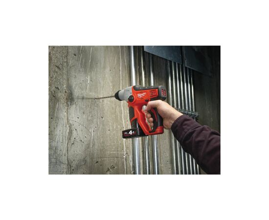 Перфоратор Milwaukee SDS-PLUS, M12 H-0, 0,9Дж (без АКБ и ЗУ) (4933431355), изображение 7 Перфоратор Milwaukee SDS-PLUS, M12 H-0, 0,9Дж (без АКБ и ЗУ) (4933431355), изображение 7