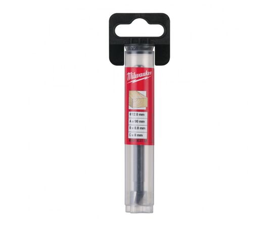 Сверло Milwaukee FORSTNER 12 X 90 мм (4932363704), изображение 2 Сверло Milwaukee FORSTNER 12 X 90 мм (4932363704), изображение 2