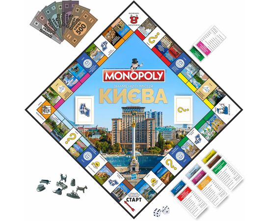 Настольная игра Rozum Монополия: Знаменитые места Киева (R015UA), изображение 3