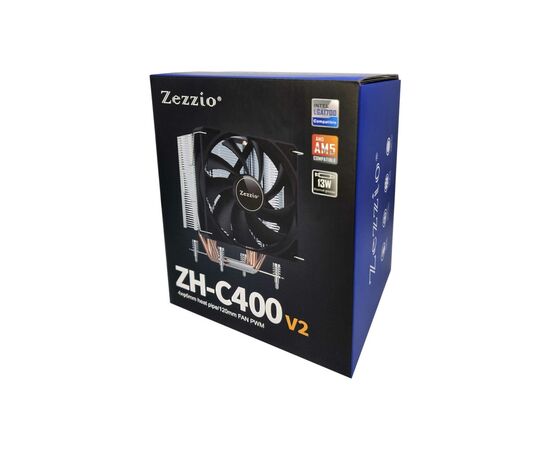 Кулер до процесора Zezzio ZH-C400 V2, зображення 7 Кулер до процесора Zezzio ZH-C400 V2, зображення 7
