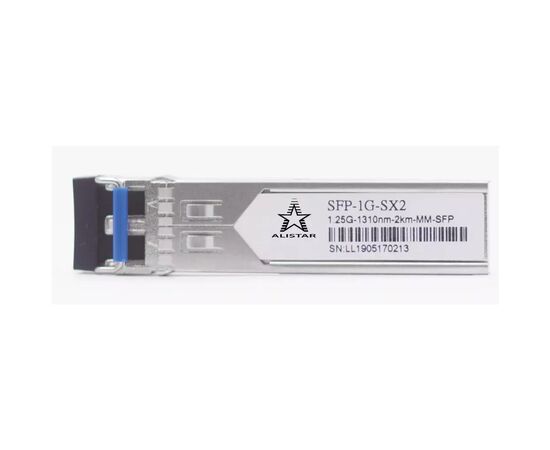 Модуль SFP Alistar Модуль SFP 1000BASE-SX 2MM LC 2KM 1310nm DDM (SFP-1G-SX2), изображение 2 Модуль SFP Alistar Модуль SFP 1000BASE-SX 2MM LC 2KM 1310nm DDM (SFP-1G-SX2), изображение 2