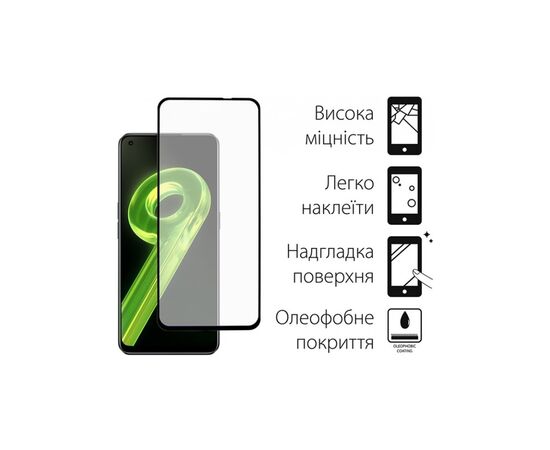 Стекло защитное Dengos Full Glue Realme 9 4G (TGFG-216), изображение 2 Стекло защитное Dengos Full Glue Realme 9 4G (TGFG-216), изображение 2