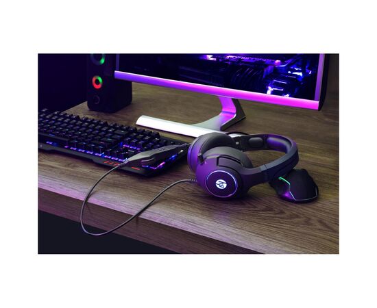 Наушники HP DHE-8003 Gaming 7.1 Sound RGB USB Black (DHE-8003), изображение 6 Наушники HP DHE-8003 Gaming 7.1 Sound RGB USB Black (DHE-8003), изображение 6