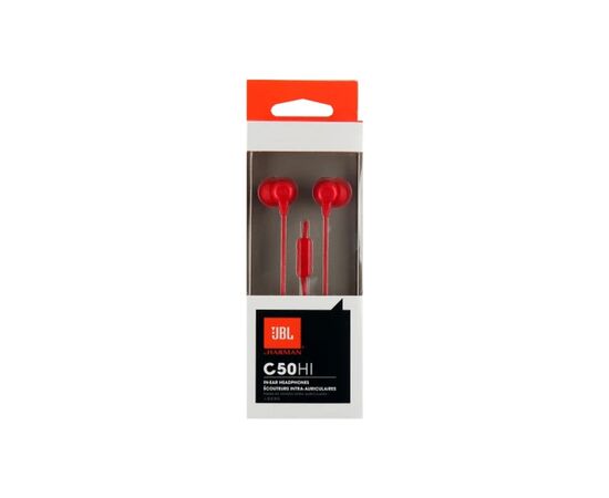Наушники JBL C50 HI Red (JBLC50HIRED), изображение 5 Наушники JBL C50 HI Red (JBLC50HIRED), изображение 5