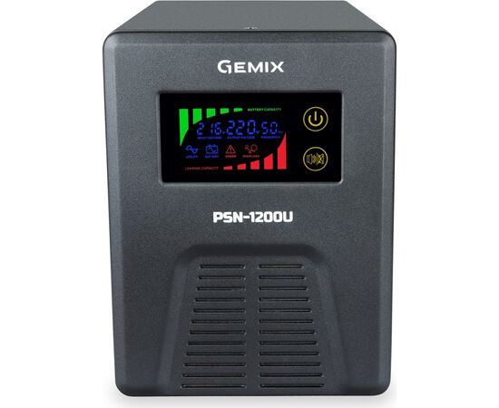Источник бесперебойного питания Gemix PSN-1200U (PSN1200U), изображение 2 Источник бесперебойного питания Gemix PSN-1200U (PSN1200U), изображение 2