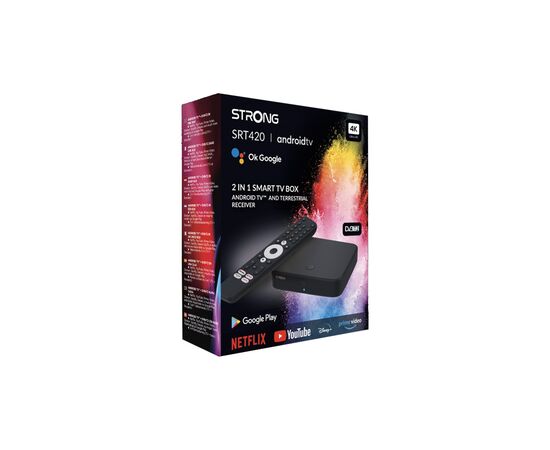 Медиаплеер Strong SRT 420 Android TV і ефірний приймач в одному пристрої (SRT 420), изображение 7 Медиаплеер Strong SRT 420 Android TV і ефірний приймач в одному пристрої (SRT 420), изображение 7