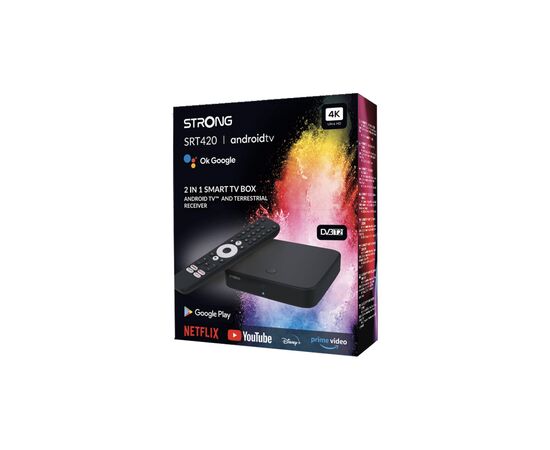 Медиаплеер Strong SRT 420 Android TV і ефірний приймач в одному пристрої (SRT 420), изображение 8 Медиаплеер Strong SRT 420 Android TV і ефірний приймач в одному пристрої (SRT 420), изображение 8