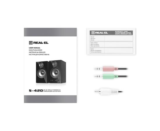 Акустическая система REAL-EL S-420 Black (EL121200011), изображение 9 Акустическая система REAL-EL S-420 Black (EL121200011), изображение 9