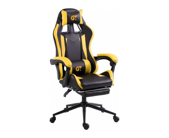 Кресло игровое GT Racer X-2323 Black/Yellow, изображение 2 Кресло игровое GT Racer X-2323 Black/Yellow, изображение 2