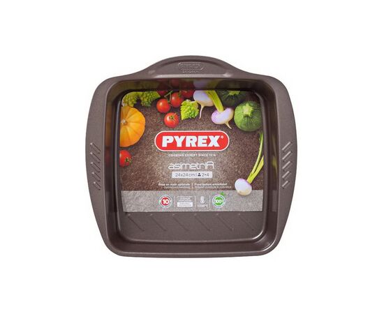 Форма для випікання Pyrex Asimetria 24 x 24 cm (AS24SR0/7146), зображення 3 Форма для випікання Pyrex Asimetria 24 x 24 cm (AS24SR0/7146), зображення 3