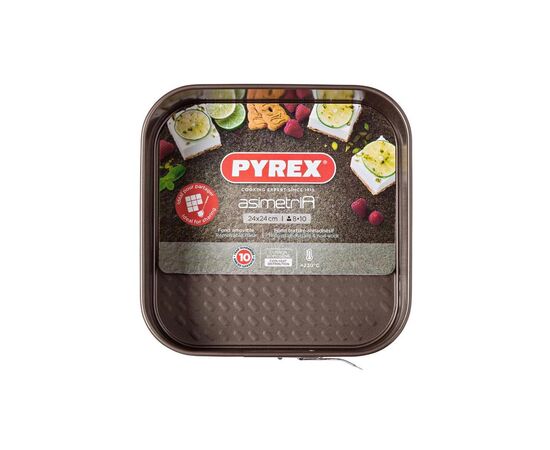 Форма для выпечки Pyrex Asimetria 24 x 24 см роз'ємна (AS24BS0/7144), изображение 4 Форма для выпечки Pyrex Asimetria 24 x 24 см роз'ємна (AS24BS0/7144), изображение 4
