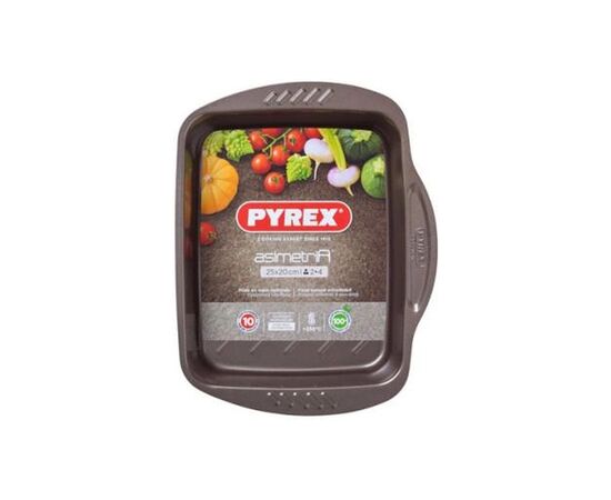 Форма для випікання Pyrex Asimetria 25 x 20 см (AS25RR0/7646), зображення 2 Форма для випікання Pyrex Asimetria 25 x 20 см (AS25RR0/7646), зображення 2