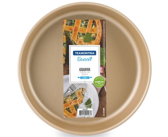 Форма для выпечки Tramontina Brasil кругла 26 см (20057/726), изображение 4 Форма для выпечки Tramontina Brasil кругла 26 см (20057/726), изображение 4