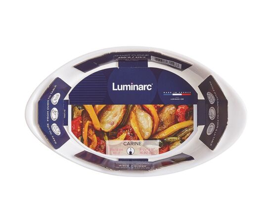 Форма для выпечки Luminarc Smart Cuisine Carine овальна 21 х 13 см (P0887), изображение 4 Форма для выпечки Luminarc Smart Cuisine Carine овальна 21 х 13 см (P0887), изображение 4