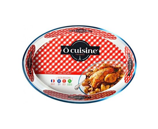 Форма для выпечки O Cuisine овальна 39 х 27 см (347BC00/1144), изображение 3 Форма для выпечки O Cuisine овальна 39 х 27 см (347BC00/1144), изображение 3