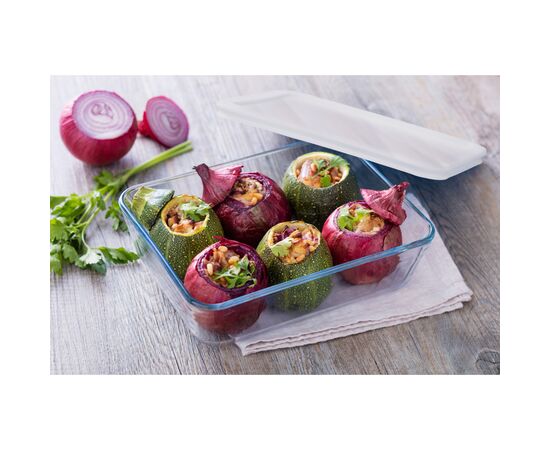 Форма для выпечки Pyrex CookFreez Classic прямокутна 0.8 л 19 х 14 см (241P000/7646), изображение 3 Форма для выпечки Pyrex CookFreez Classic прямокутна 0.8 л 19 х 14 см (241P000/7646), изображение 3