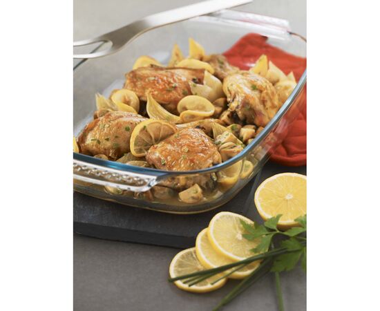 Форма для выпечки Pyrex Classic прямокутна набір 2 шт 3.6 л 2.9 л (912S969/7043), изображение 4 Форма для выпечки Pyrex Classic прямокутна набір 2 шт 3.6 л 2.9 л (912S969/7043), изображение 4