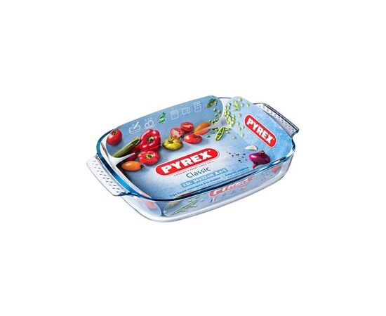 Форма для выпечки Pyrex Classic прямокутна 35 х 23 х 6 см 2.7 л (231B000/7046), изображение 2 Форма для выпечки Pyrex Classic прямокутна 35 х 23 х 6 см 2.7 л (231B000/7046), изображение 2