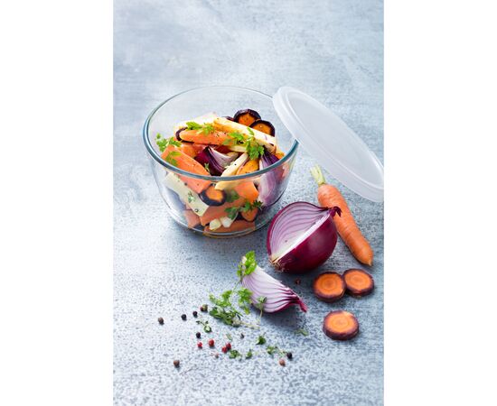 Форма для випікання Pyrex CookFreez з кришкою кругла 16 х 11см 1.6 л (155P001/7644), зображення 2 Форма для випікання Pyrex CookFreez з кришкою кругла 16 х 11см 1.6 л (155P001/7644), зображення 2