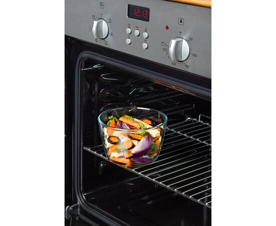 Форма для випікання Pyrex CookFreez з кришкою кругла 16 х 11см 1.6 л (155P001/7644), зображення 4 Форма для випікання Pyrex CookFreez з кришкою кругла 16 х 11см 1.6 л (155P001/7644), зображення 4