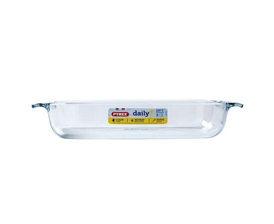 Форма для выпечки Pyrex Daily прямокутна 35 х 23 х 6 см 2.7 л (231B000/3646), изображение 2 Форма для выпечки Pyrex Daily прямокутна 35 х 23 х 6 см 2.7 л (231B000/3646), изображение 2