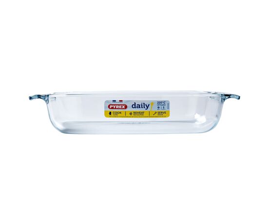 Форма для випікання Pyrex Daily прямокутна 39 х 25 х 7 см 3.7 л (232B000/3646), зображення 3 Форма для випікання Pyrex Daily прямокутна 39 х 25 х 7 см 3.7 л (232B000/3646), зображення 3