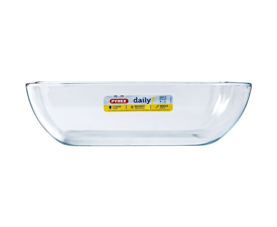 Форма для випікання Pyrex Daily з кришкою прямокутна 25 х 20 см 2.25 л (343P000/3646), зображення 3 Форма для випікання Pyrex Daily з кришкою прямокутна 25 х 20 см 2.25 л (343P000/3646), зображення 3