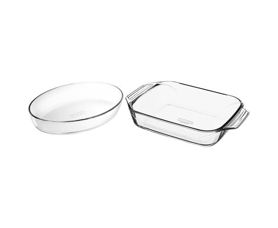 Форма для выпечки Pyrex Essentials набір 2 шт 35 / 30 л (900S030/7043), изображение 2 Форма для выпечки Pyrex Essentials набір 2 шт 35 / 30 л (900S030/7043), изображение 2