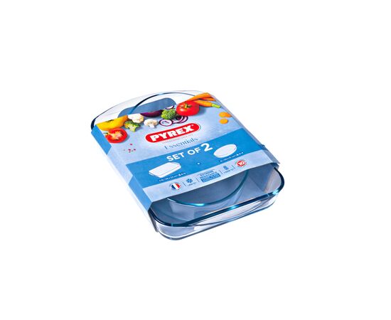 Форма для выпечки Pyrex Essentials набір 2 шт 35 / 30 л (900S030/7043)