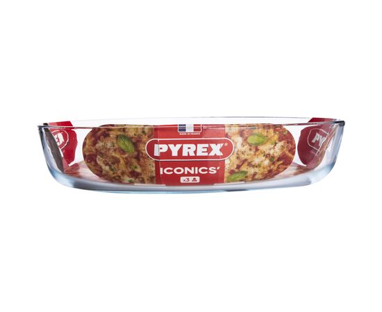 Форма для выпечки Pyrex Essentials овальна 30 х 21 х 6 см 2,2 л (345B000/8044), изображение 2 Форма для выпечки Pyrex Essentials овальна 30 х 21 х 6 см 2,2 л (345B000/8044), изображение 2