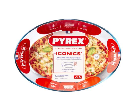 Форма для выпечки Pyrex Essentials овальна 30 х 21 х 6 см 2,2 л (345B000/8044), изображение 4 Форма для выпечки Pyrex Essentials овальна 30 х 21 х 6 см 2,2 л (345B000/8044), изображение 4