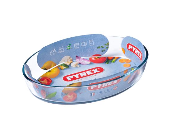 Форма для выпечки Pyrex Essentials овальна 30 х 21 х 6 см 2 л (345B000/7644), изображение 2 Форма для выпечки Pyrex Essentials овальна 30 х 21 х 6 см 2 л (345B000/7644), изображение 2