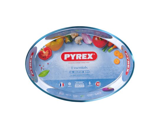 Форма для выпечки Pyrex Essentials овальна 30 х 21 х 6 см 2 л (345B000/7644)