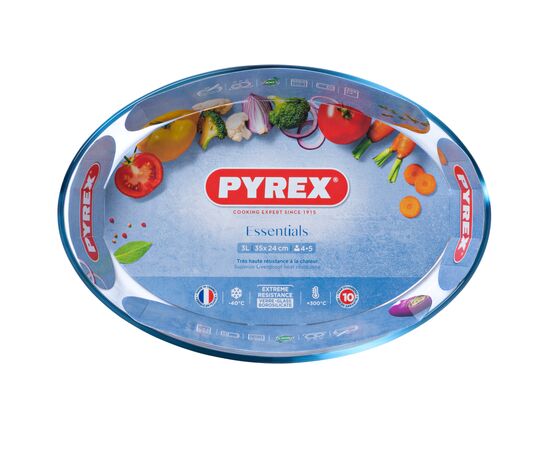 Форма для выпечки Pyrex Essentials овальна 35 х 24 х 6 см 3 л (346B000/7646)