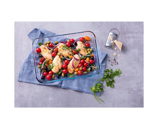 Форма для выпечки Pyrex Essentials прямокутна 35 х 23 х 5 см 2.6 л (234B000/8046), изображение 5 Форма для выпечки Pyrex Essentials прямокутна 35 х 23 х 5 см 2.6 л (234B000/8046), изображение 5