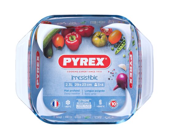 Форма для выпечки Pyrex Irresistible квадратна 29 х 23 х 7 см 2,3 л (400B000/7146), изображение 4 Форма для выпечки Pyrex Irresistible квадратна 29 х 23 х 7 см 2,3 л (400B000/7146), изображение 4