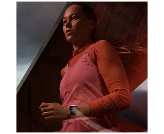 Смарт-годинник Apple Watch Series 9 GPS 45mm Silver Aluminium Case with Storm Blue Sport Band - S/M (MR9D3QP/A), зображення 7 Смарт-годинник Apple Watch Series 9 GPS 45mm Silver Aluminium Case with Storm Blue Sport Band - S/M (MR9D3QP/A), зображення 7