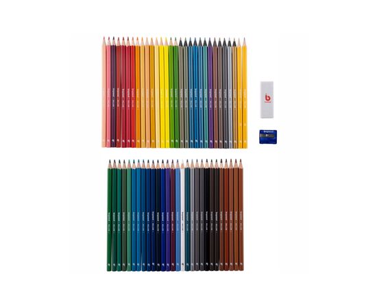 Олівці кольорові Bruynzeel Creative Artists у металевій коробці, 58 кольорів, (ластик+стругачка) (8712079469498), зображення 2 Олівці кольорові Bruynzeel Creative Artists у металевій коробці, 58 кольорів, (ластик+стругачка) (8712079469498), зображення 2