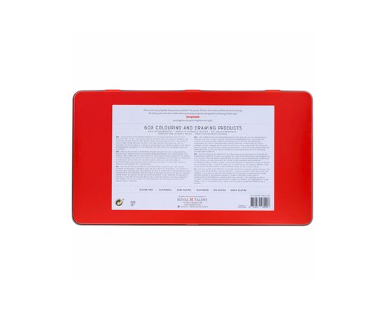 Олівці кольорові Bruynzeel Creative Artists у металевій коробці, 58 кольорів, (ластик+стругачка) (8712079469498), зображення 3 Олівці кольорові Bruynzeel Creative Artists у металевій коробці, 58 кольорів, (ластик+стругачка) (8712079469498), зображення 3