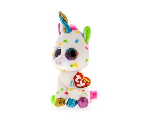 М'яка іграшка Ty Beanie Boos Єдиноріг Harmonie 15 см (36898), зображення 5 М'яка іграшка Ty Beanie Boos Єдиноріг Harmonie 15 см (36898), зображення 5