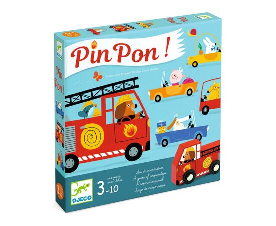 Развивающая игрушка Djeco Игра Пожарные (DJ08571), изображение 2 Развивающая игрушка Djeco Игра Пожарные (DJ08571), изображение 2