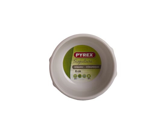 Форма для выпечки Pyrex Signature 80 мм порційна Біла (SG08BR1/7640), изображение 2 Форма для выпечки Pyrex Signature 80 мм порційна Біла (SG08BR1/7640), изображение 2