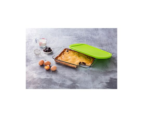 Форма для выпечки Pyrex Cook Store прямокутна з кришкою 40 х 27 х 7 см 4.5 л (240P002/7644), изображение 2 Форма для выпечки Pyrex Cook Store прямокутна з кришкою 40 х 27 х 7 см 4.5 л (240P002/7644), изображение 2