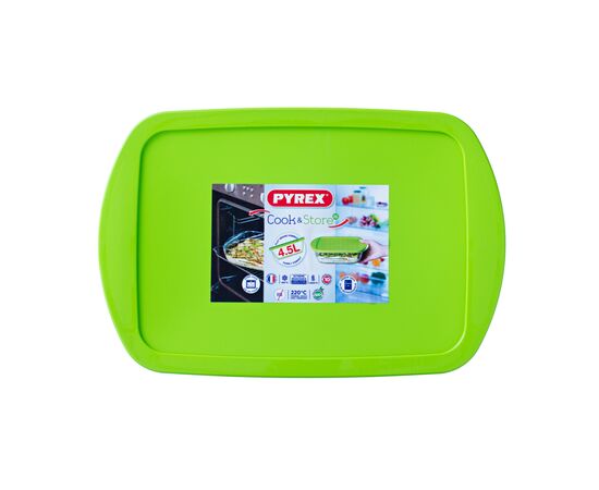 Форма для выпечки Pyrex Cook Store прямокутна з кришкою 40 х 27 х 7 см 4.5 л (240P002/7644), изображение 6 Форма для выпечки Pyrex Cook Store прямокутна з кришкою 40 х 27 х 7 см 4.5 л (240P002/7644), изображение 6
