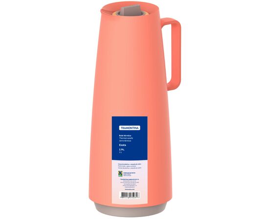 Термос Tramontina Exata 1 л Кораловий (61636/101), изображение 6 Термос Tramontina Exata 1 л Кораловий (61636/101), изображение 6