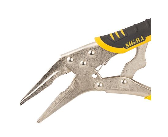 Клещи Sigma зажимные универсальные прямые удлиненные 230мм CrV (4340221), изображение 7 Клещи Sigma зажимные универсальные прямые удлиненные 230мм CrV (4340221), изображение 7