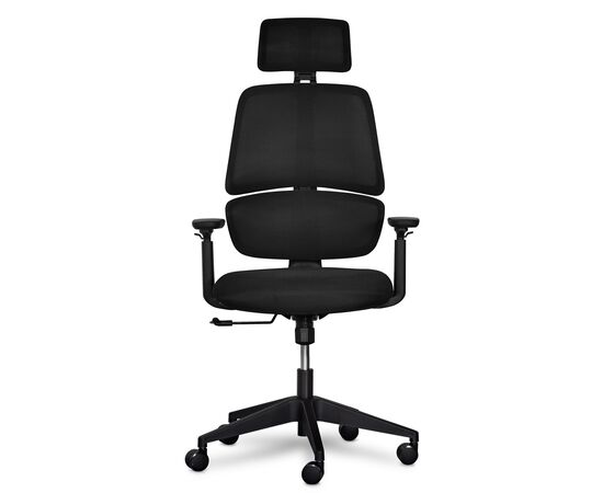 Офисное кресло Mealux Leo Air Black (Y-543 KB), изображение 2 Офисное кресло Mealux Leo Air Black (Y-543 KB), изображение 2