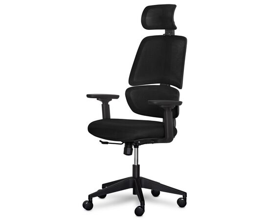 Офісне крісло Mealux Leo Air Black (Y-543 KB)
