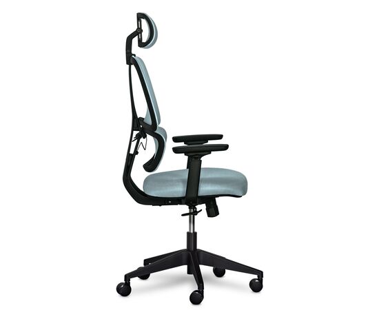 Офісне крісло Mealux Leo Air Grey / Blue (Y-543 KBGL), зображення 4